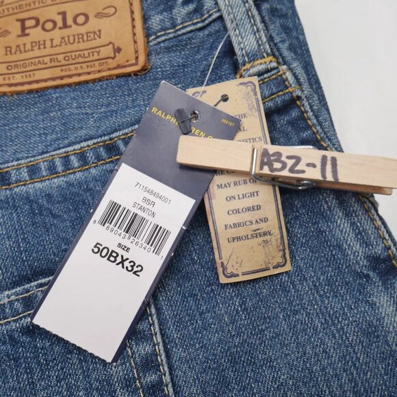 Polo Ralph Lauren Hampton Straight Fit Jeans Big & Tall Men's Sizes 50x32 NWT - Picture 4 of 4
